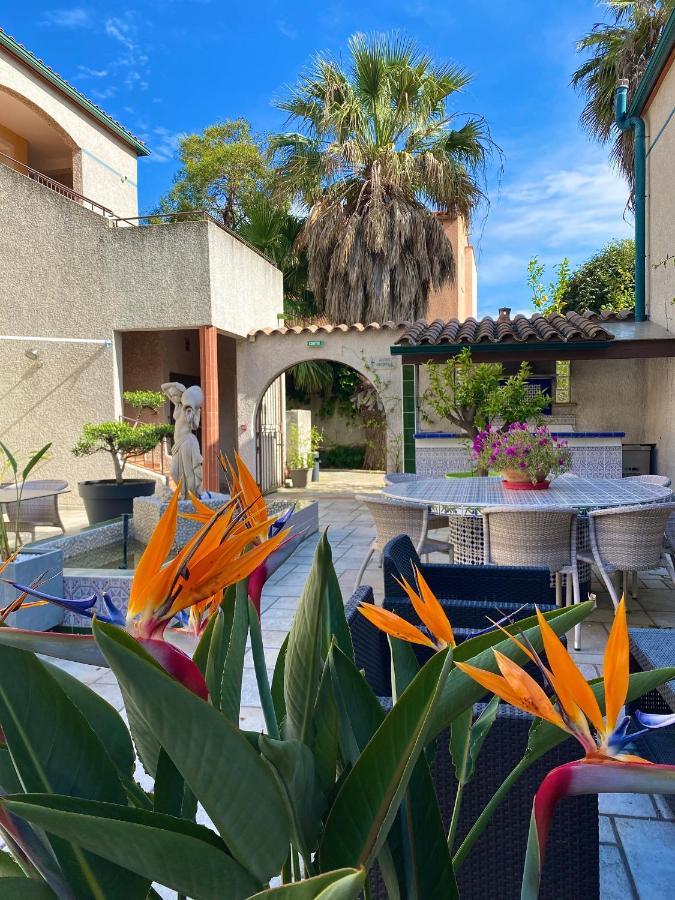 Logis Hotel Les II Mas - Perpignan Sud Cabestany Eksteriør billede