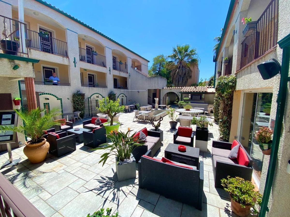 Logis Hotel Les II Mas - Perpignan Sud Cabestany Eksteriør billede