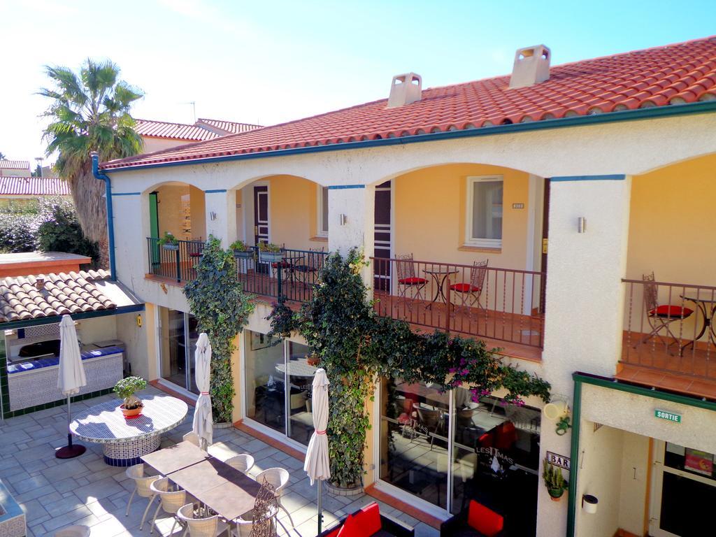 Logis Hotel Les II Mas - Perpignan Sud Cabestany Eksteriør billede