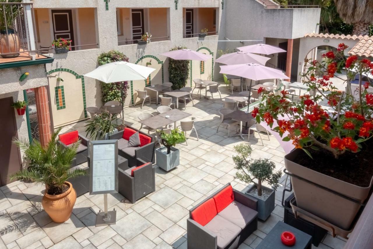 Logis Hotel Les II Mas - Perpignan Sud Cabestany Eksteriør billede